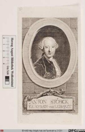 Bildnis Anton Störck (1775 Frhr. von)