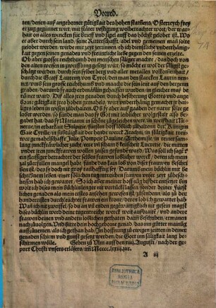 Ein Schöne Cronica oder Hystori buch von den fürnämlichsten Weybern so von Adams zeyten an geweszt : was guttes oder boeses ye durch sy geübt, Auch was nachmaln guttes oder boeses darauß endtstanden...