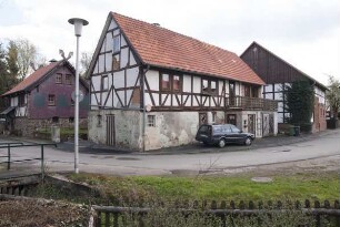 Wohnhaus (ehem. Einhaus, Fachwerk); Vöhl, Am Kirle 12