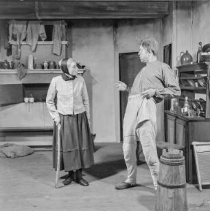 Sorbisches Volkstheater: Szenenfoto "Die drei Eismänner"