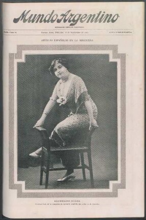 Artistas españolas en la Argentina [Fotografía] : Resurrección Quijano