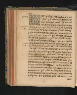 Deus noster, in Christo carissimi, qui altior coelo, profundior inferno, longior terra ...