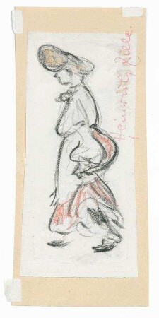 Frau mit Hochsteckfrisur