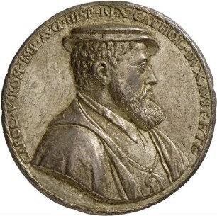 Medaille auf Kaiser Karl V., 1541