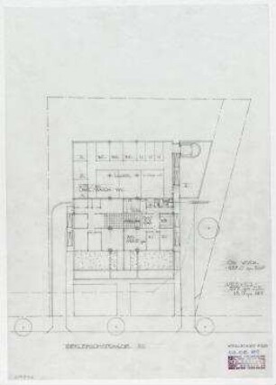 Verbrauchermarkt Berlepschstraße (nicht realisiert) – Grundriss OG. Berlin-Zehlendorf, Berlepschstraße 20