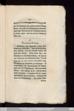 16. Verzweiflung.
