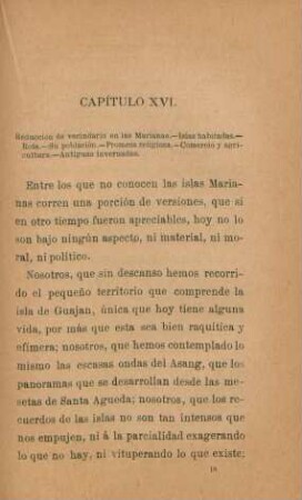 Capítulo XVI. Reducción de vecindario en las Marianas. - ...