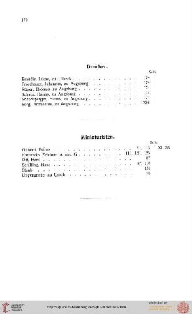 Drucker, Miniaturisten