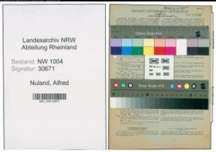 Entnazifizierung Alfred Van Nuland , geb. 11.02.1920 (Kaufmann)
