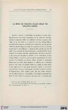 19: La serie dei curatori italici delle vie durante l'impero