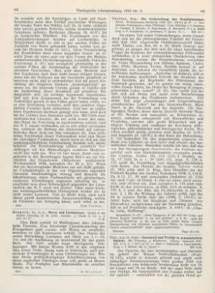 63 [Rezension] Gregory, Th., Mercy and Faithfulness. Studies in the Gospel according to St. John