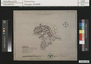 Hochschulviertel Freiberg; Vorschlagsskizze für die Bebauung