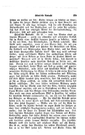 Häusliche Andacht