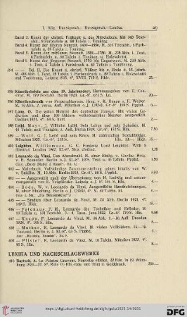 Lexika und Nachschlagewerke (Nr. 410 - 417)