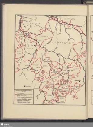 Politische Einteilung Niedersachsens um 1530