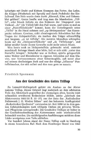 Aus der Geschichte des Gutes Trillup