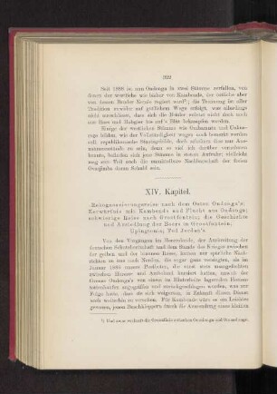 XIV. Kapitel.