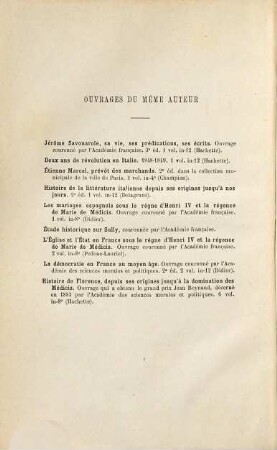 Histoire de Florence depuis la domination des Médicis jusqu'à la chute de la république (1434 - 1531), 2