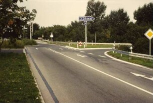 AS Müllheim/Neuenburg Westseite, Einmündung in B 378 nach dem Umbau