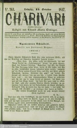6.1847=263: Charivari