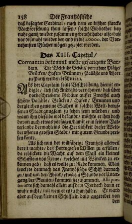 Das XIII. Capitul.