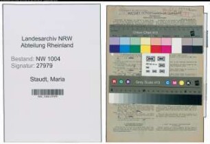 Entnazifizierung Maria Staudt , geb. 12.11.1918 ()