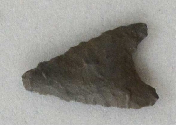 Stone arrowhead