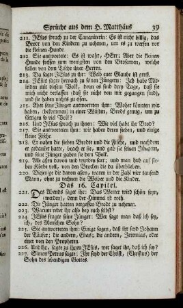 Chapitre XVI. = Das 16. Capitel. - Chapitre XXVII. = Das 27. Capitel.