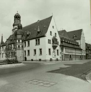 Aschersleben, Rathaus von Südosten Marktseite