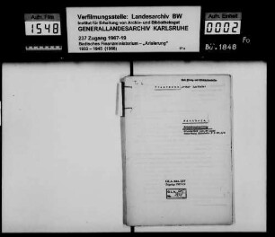 Trautmann, Arthur Israel, Apotheker in Mannheim Schenkungsvertrag mit Ehefrau Anna geborene Schneider Lagerbuch-Nr. 4248 Mannheim