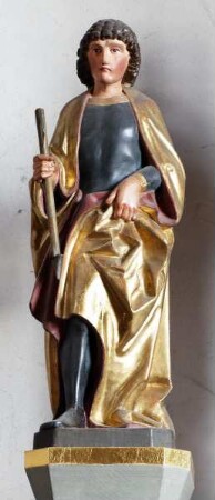 Geisenheimer Dreikönigsaltar — Die Heiligen Sebastian, Petrus und Rochus — Heiliger Sebastian