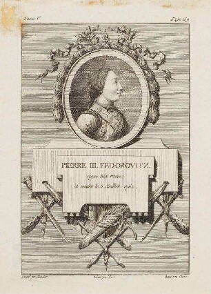 Bildnis von Peter III. (1728-1762) Zar von Russland