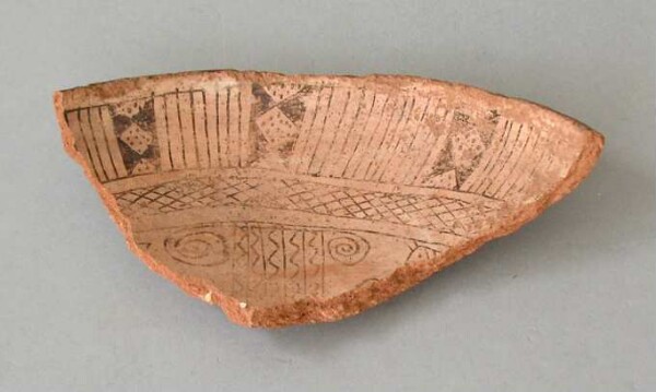 Fragment of a clay bowl