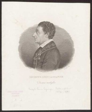 Lagrange, Joseph Louis de