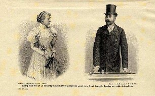 Bildnis von Dorothea (1881-) Herzogin von Schleswig-Holstein-Sonderburg-Augustenburg und Ernst Günther (1863-1921) Herzog von Schleswig-Holstein-Sonderburg-Augustenburg