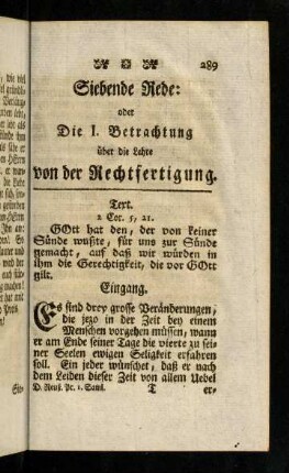 289-304, Gott hat den, der von keiner Sünde wusste...