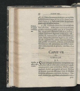 Caput VII. De Libello.