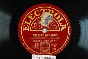 Abschied des Boris : ("Boris Godunow") / (Mussorgsky)