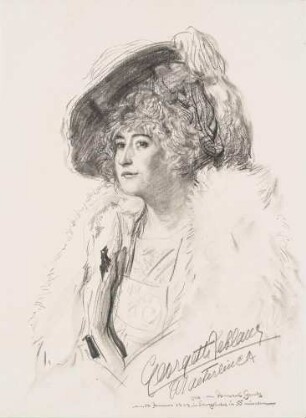 Bildnis Maeterlinck, Georgette Leblanc (1869-1941), Schriftstellerin