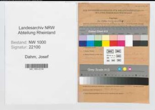 Entnazifizierung Josef Dahm, geb. 24.07.1906 (Kriminalsektretaer)