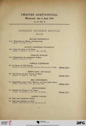 Gemälde neuerer Meister (Nr. 121 d-239)