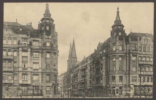 Ansichtskarte "Glogauerstrasse, Ecke Kottbuser Ufer" [2/2]