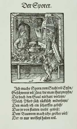 Sporer, Holzschnitt, Amman 1568