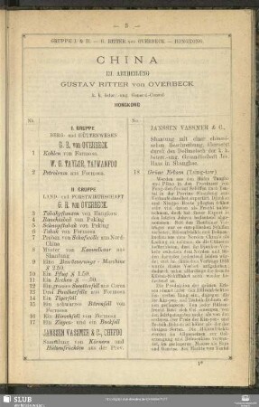 II. Gruppe. Land- und Forstwirthschaft
