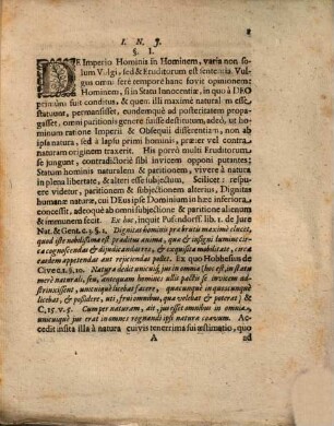 Disp. polit. de imperio hominis in hominem naturali