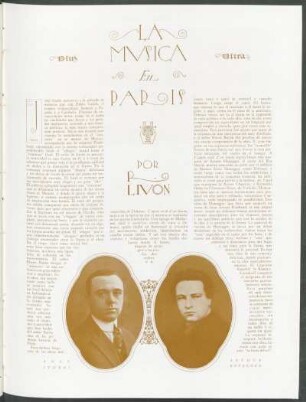La música en Paris - José Iturbi, Athur Honegger