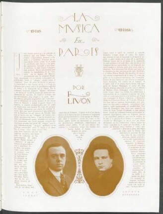 La música en Paris - José Iturbi, Athur Honegger