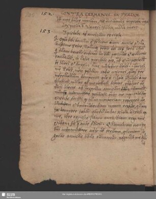 Nr. 153-189. Latein. Epistoala u. Gedichte