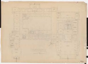Schloss Posen, Posen Umbau: Grundriss EG 1:100
