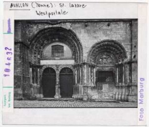 Avallon: Saint-Lazare, Westportale